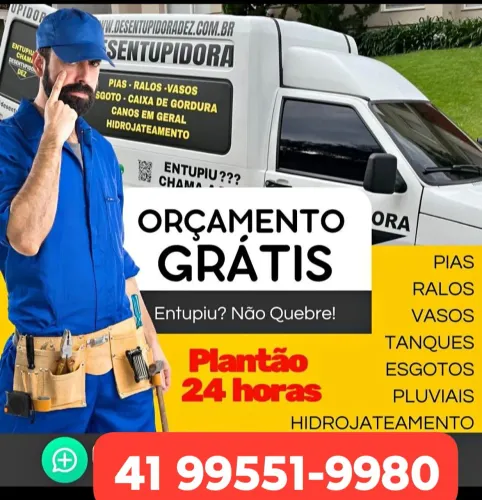 Desentupidora de esgoto*