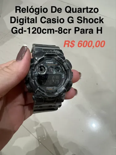 Relógio Casio G-Shock GD-120CM-8CR Original Camuflado