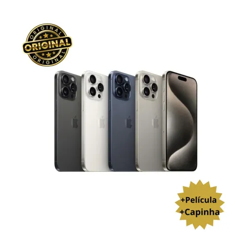 Iphone Apple novo Original 15 Pro Max 256gb Caixa Lacrada com Nota Fiscal