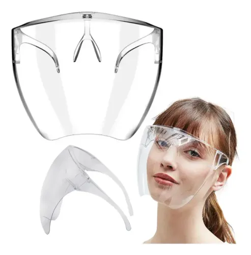 Óculos De Proteção Facial Segurança Epi Incolor Ampla Visão - Produto novo