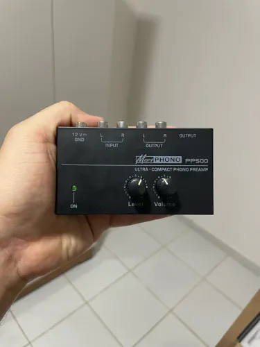 Pré-Amplificador Phono PP500 para Toca-Discos Vitrola com Fonte
