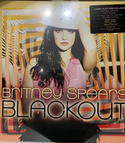 Britney Spears Blackout vinil Lp Clear Urban Outfitters