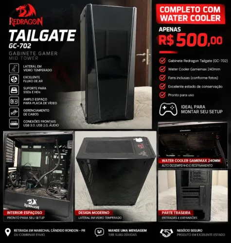 GABINETE REDRAGON TAILGATE GC-702