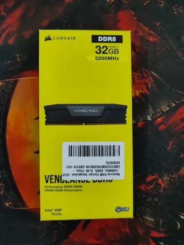 1 PENTE MEMÓRIA RAM 32 GB DDR 5, 5200MHZ