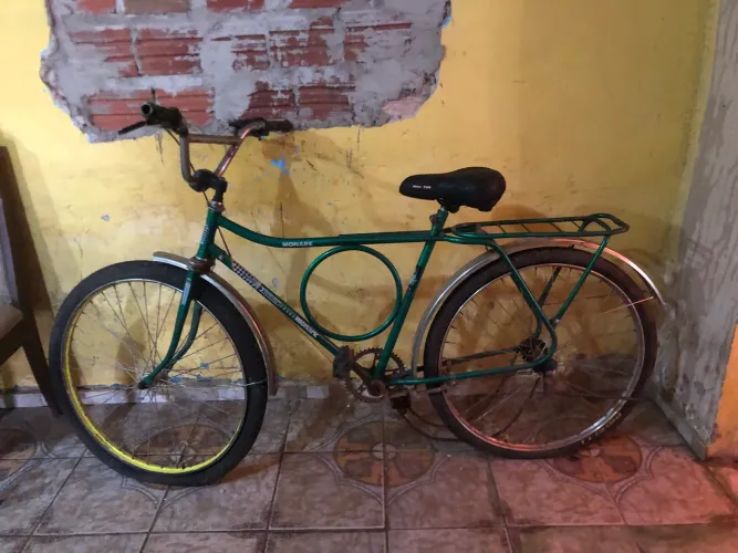 Bicicleta barra dupla circular monark 77