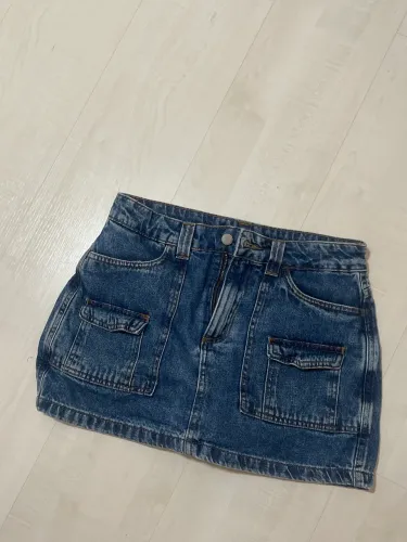 Short Saia cargo jeans 