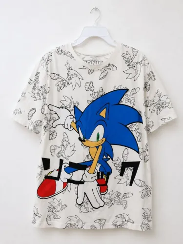 Camisa Sonic infantil tam8 