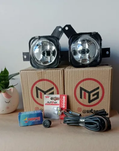 FAROL GOL G3 AUXILIAR MILHA + LED + CHICOTE + RELE + BOTÃO + PINGO