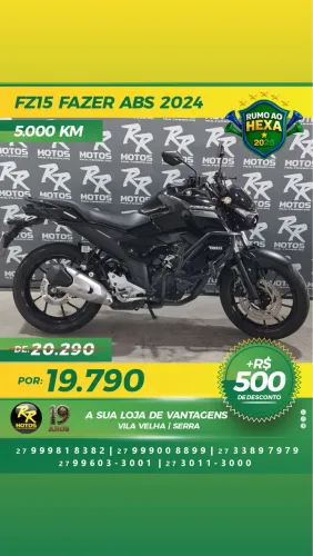 Moto Yamaha FZ15 ABS FAZER 2024