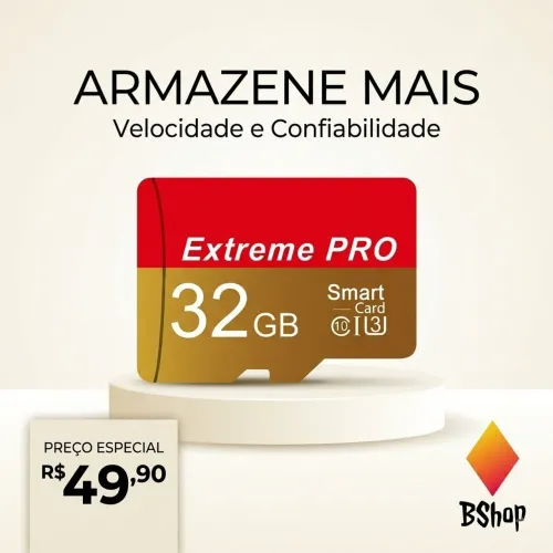 Cartão de memória 32 GB