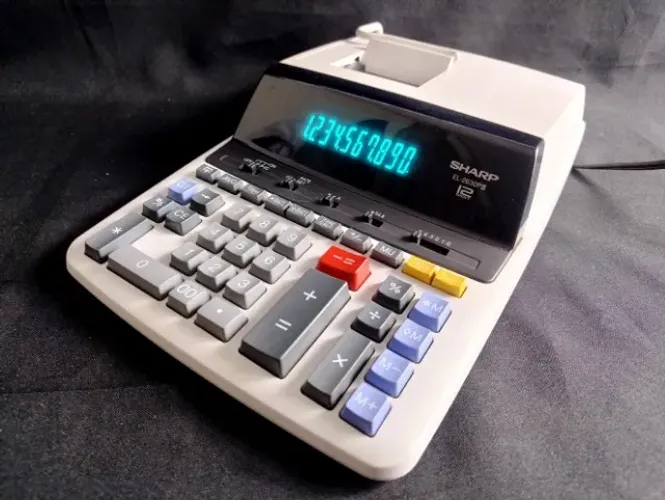 CALCULADORA ELÉTRICA SHARP - MODELO EL2630P III - FUNCIONANDO