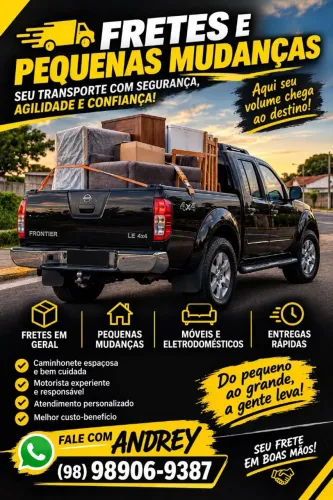 Fretes e pequenas mudanças