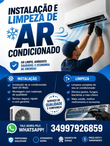 Instalação de ar condicionado
