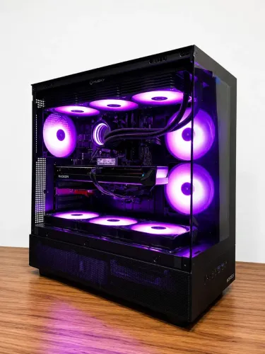 PC Gamer AM4 Ryzen 5 5500X3D, RX 9060 XT 16GB, 32GB DDR4, 1TB NVMe