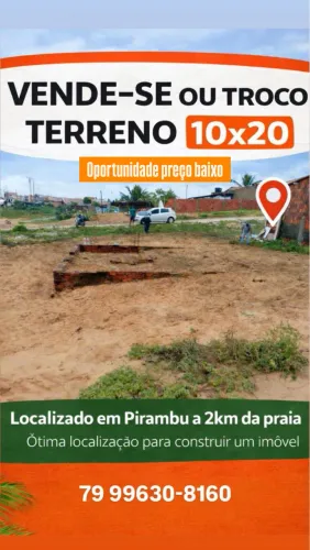 Terreno Venda ou troca - Excelente Oportunidade!