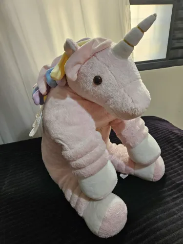 Unicórnio grande de pelúcia 60cm