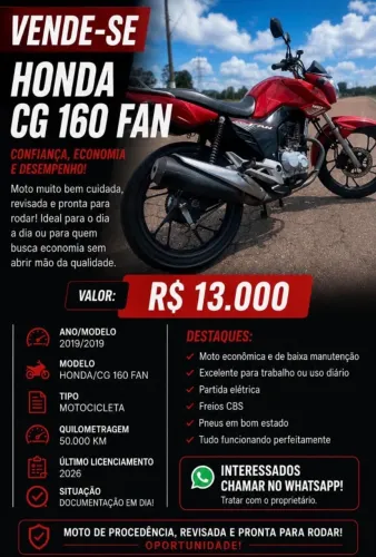 Honda CG fan 160 2019