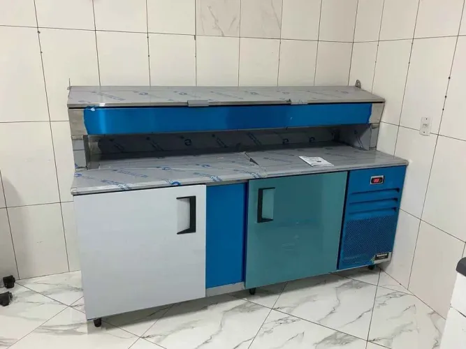 Balcão de Serviço Refrigerado Com Condimentadora 2M Venâncio 