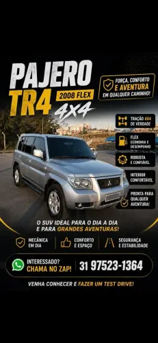 Mitsubishi Pajero TR4 2.0/ 2.0 Flex 16V 4X4 Aut. 2008
