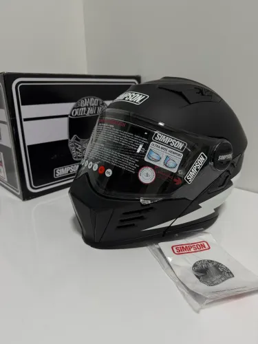 Capacete Simpson Motorcycle Mod Bandit US Limited Edition Lucifer XL