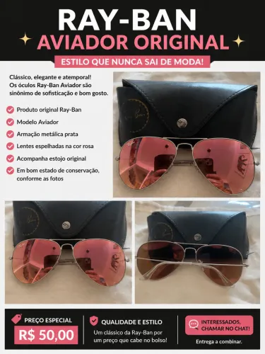 Óculo Rayban Original