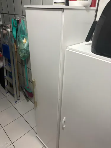 Armario Multiuso Branco 1 Porta