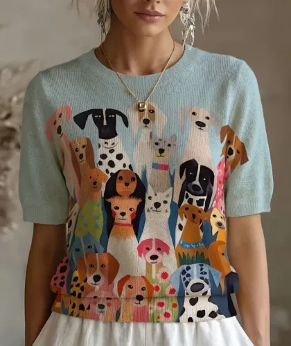 Blusa dogs GG