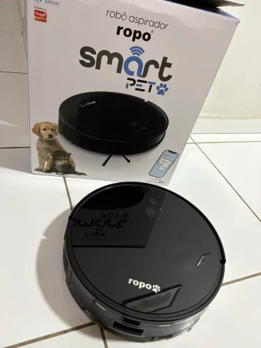 Robô Aspirador Ropo Smart Pet Wi-Fi | Alexa | App | Controle Remoto | R$ 700
