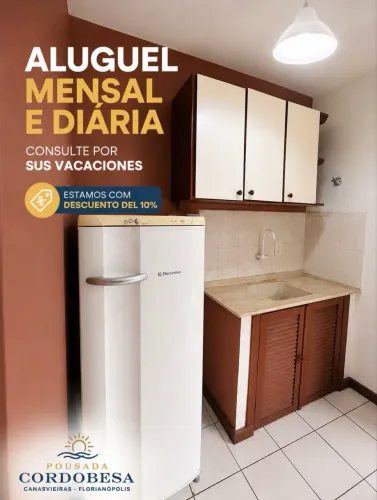 Apartamento mensal até dezembro ou diárias