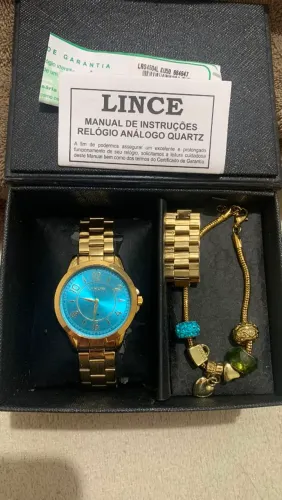 Relógio feminino lince