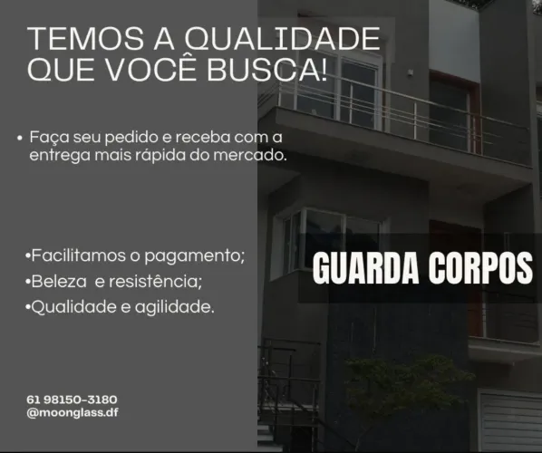 Guarda corpos em alumínio qualidade máxima 