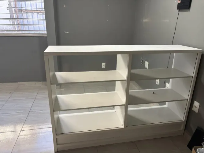 Vitrine pra loja com vidro