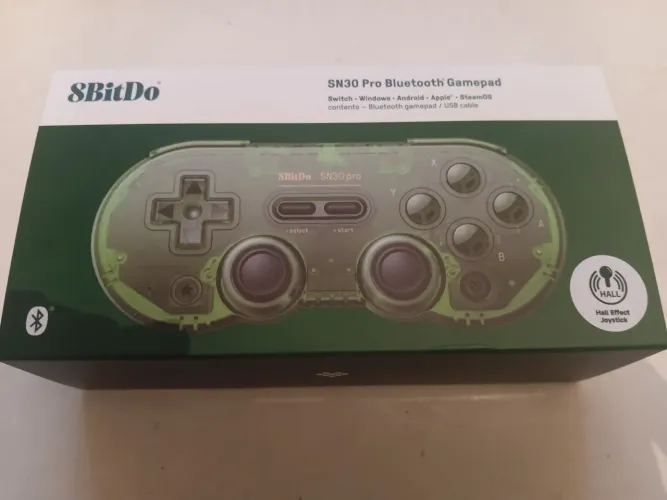 Controle 8BitDo SN30 Pro (PC / Android / iOS / Switch 1&2)