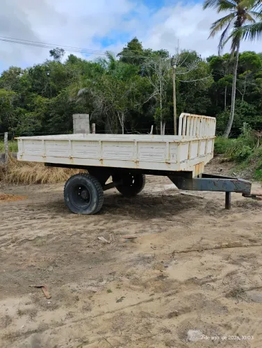 CARRETA AGRÍCOLA METÁLICA 1 EIXO