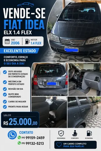 Fiat Idea ELX 1.4 MPI Fire Flex 8V 5P 2007