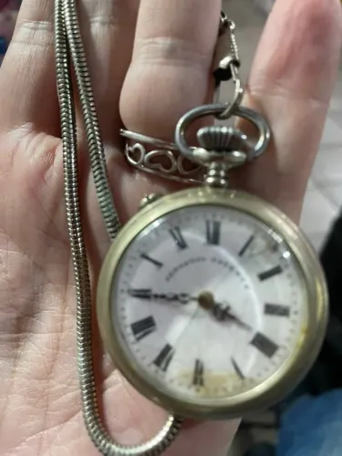 Relogio de bolso antigo Roscops Patent antigo