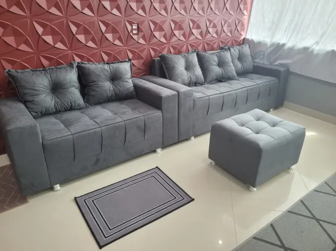 Conjunto de Sofá 05 lugares