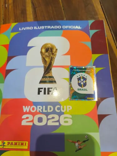 Escudo do Brasil Copa do mundo 2026- Brilhante e impecável