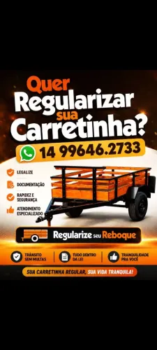 Nota fiscal e documento de carretinha 