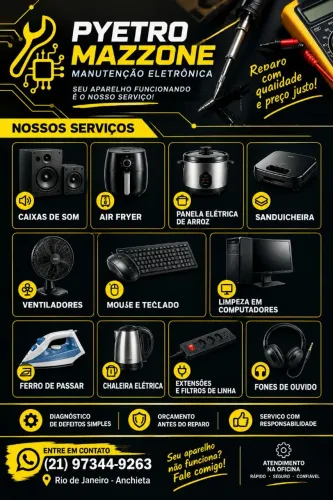 Conserto de eletrodomésticos e eletrônicos em Anchieta RJ