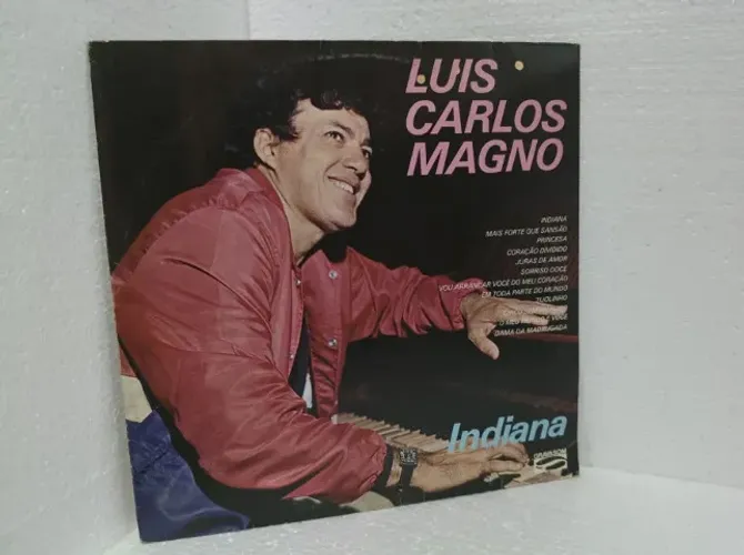 LP Vinil Luiz Carlos Magno - Indiana (1983) Gravasom