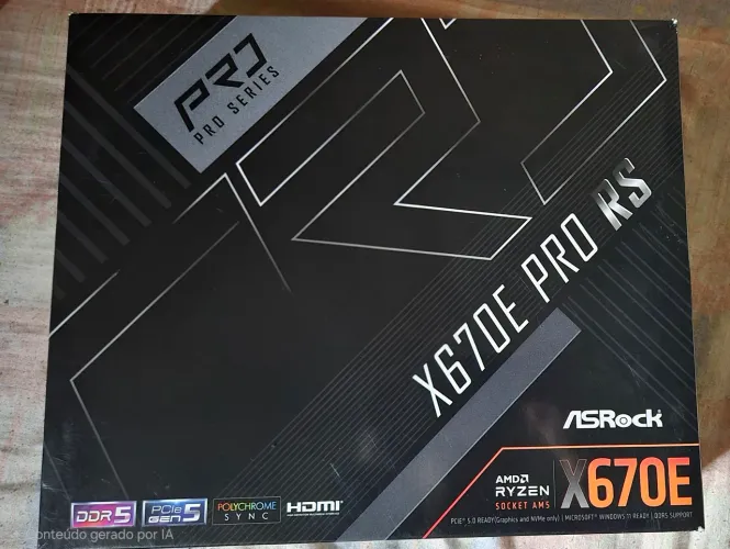 Placa Mãe Asrock X670E Pro RS 