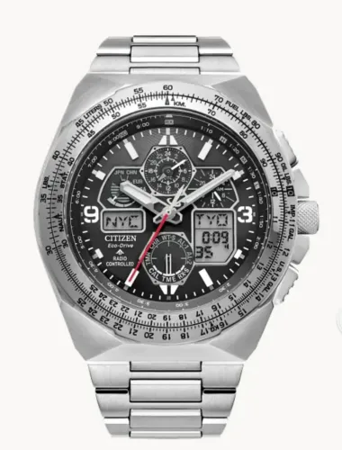 Relógio Citizen Promaster Skyhawk AT Eco-drive Prata JY8120-58E