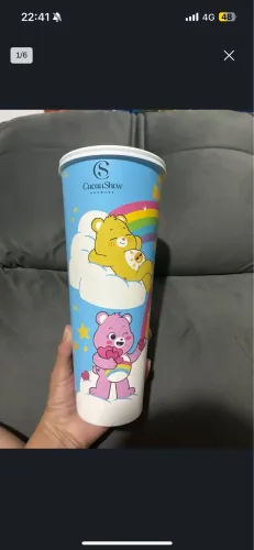 Copo Ursinhos Carinhosos Cacau Show 2 Unidades 