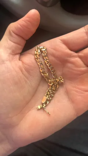 Pulseira de ouro 14 quilates - 10,75g