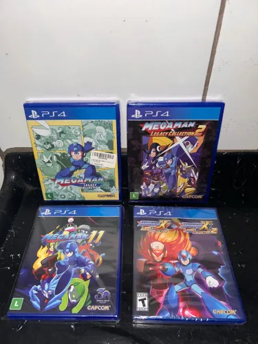 Jogos PS4 Coletânea Mega Man lacrados
