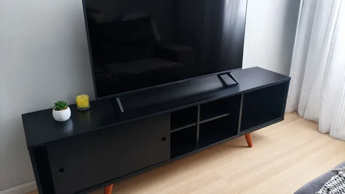 Rack para TV + Prateleira Suspensa