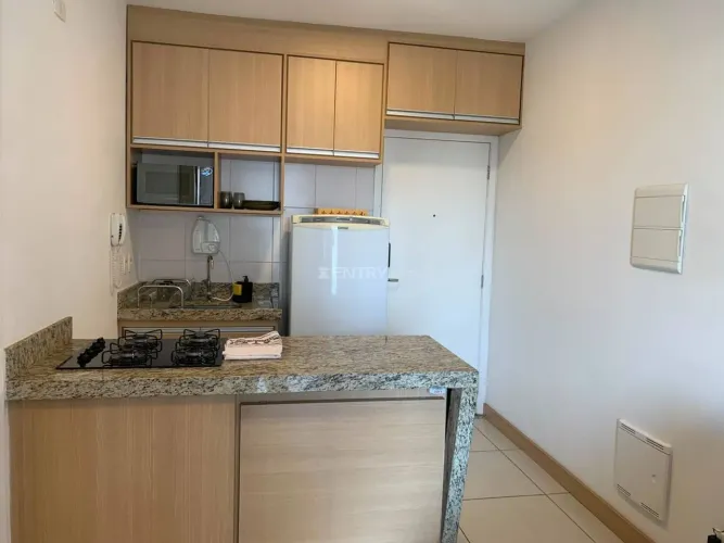 Apartamento 1 dormitório mobiliado em Vila Arens II, Jundiaí | Andar Alto com Lazer Comple