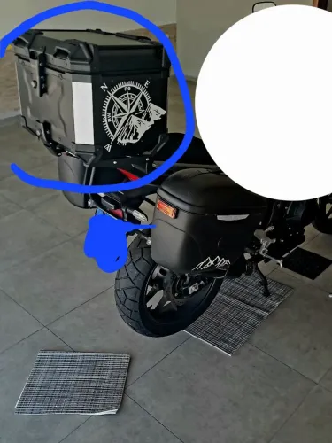 Vendo topcase alumínio 45l