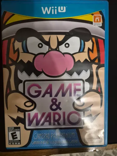 CD WII U Game & Wario. Usado